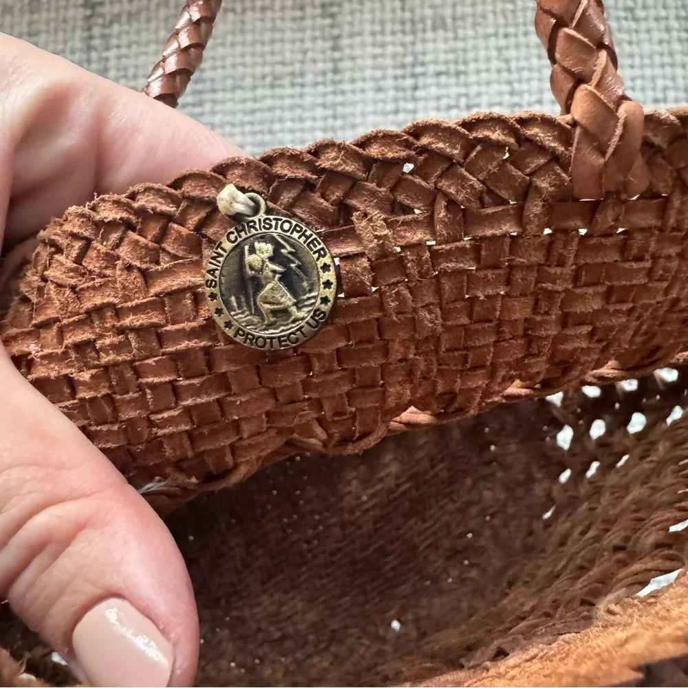 Dragon Diffusion Brown Woven Mini Tote Bag - Picture 4 of 5